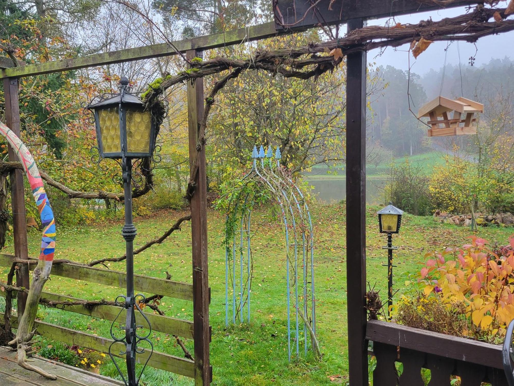 Gemuetliches Ferienhaus Mit Grossem Garten, Ideal Fuer Naturliebhaber Gerhardshofen 外观 照片